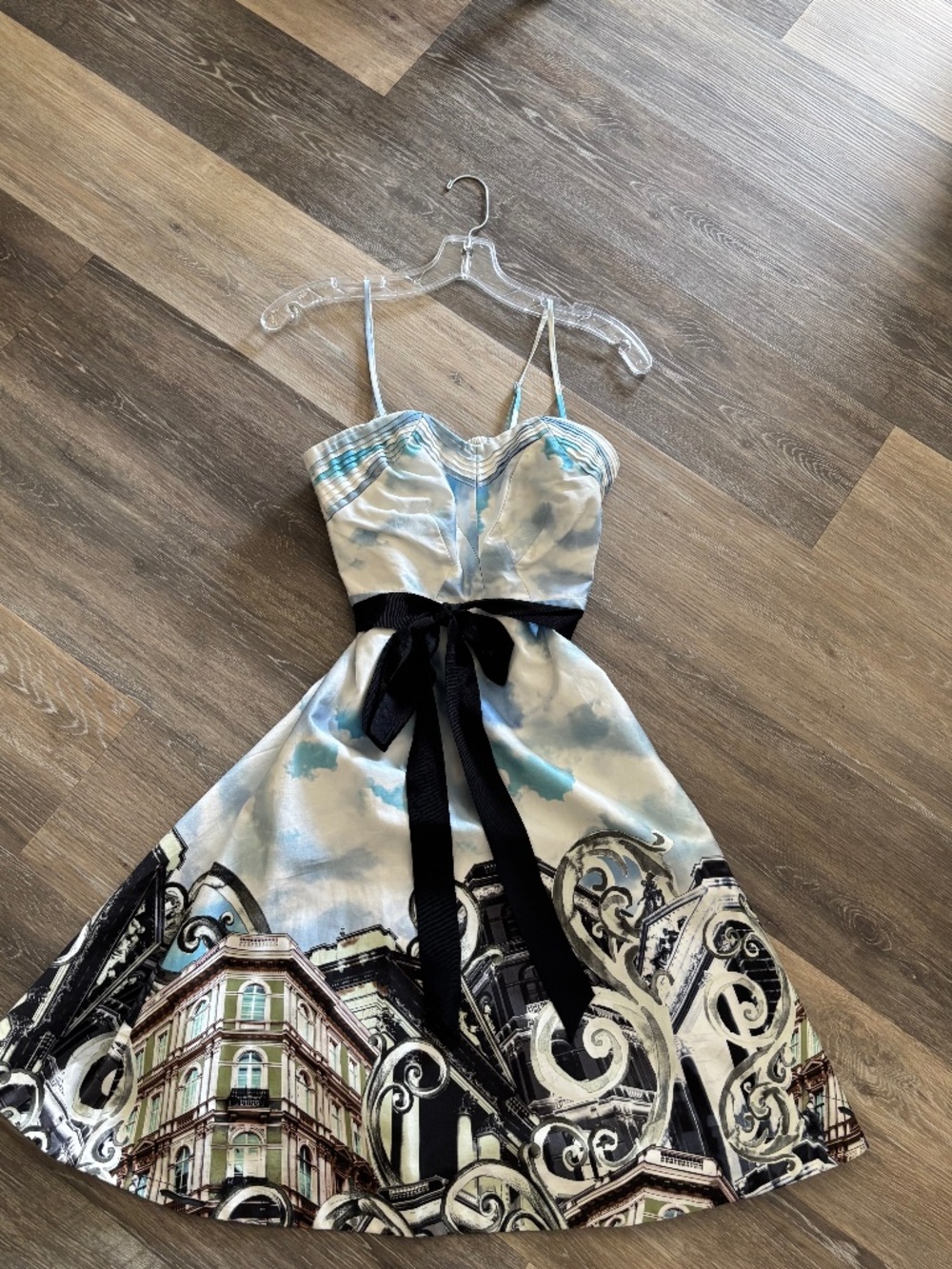 ANTHROPOLOGIE PARIS SCENE DRESS